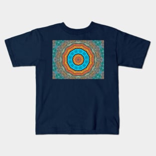 Nature Tibetan Buddhism Mandala Kids T-Shirt